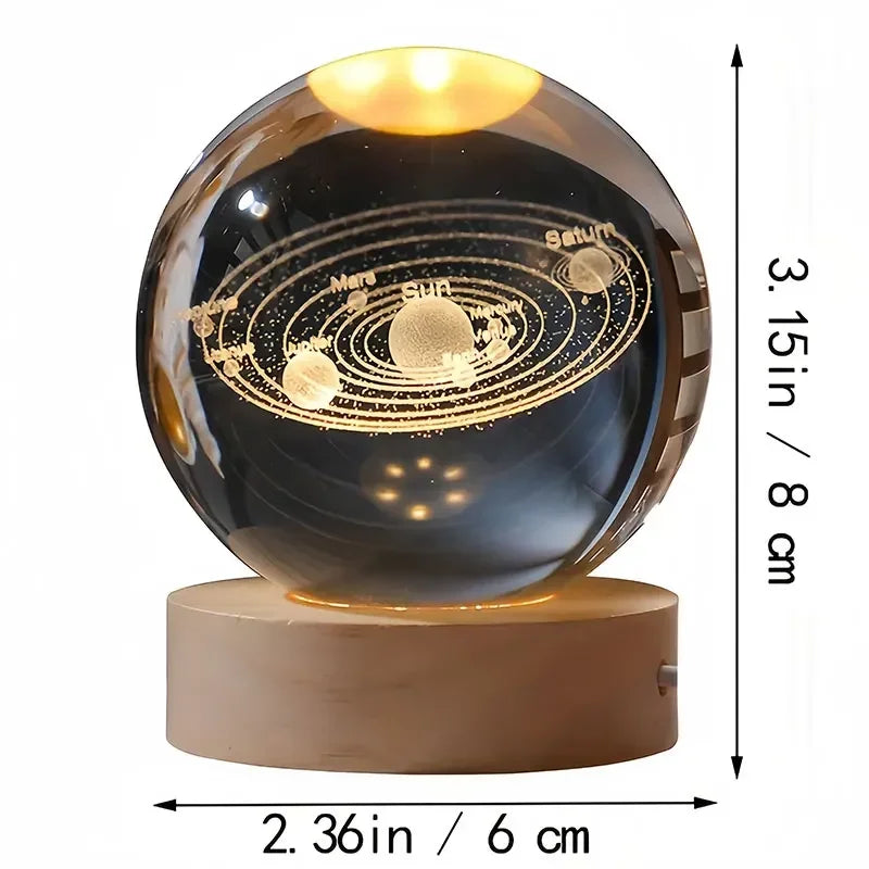 Bola de Cristal Led 3D